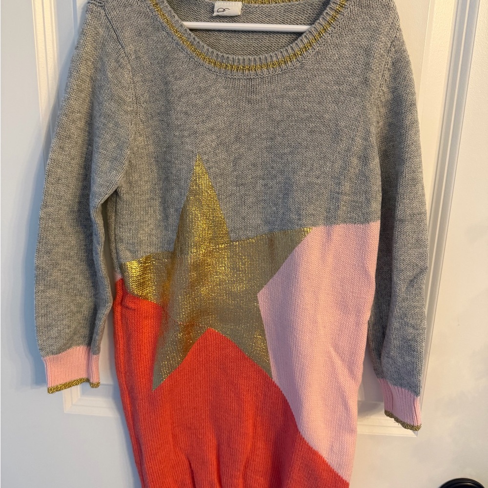 Colorful Star Kids Casual Dress
